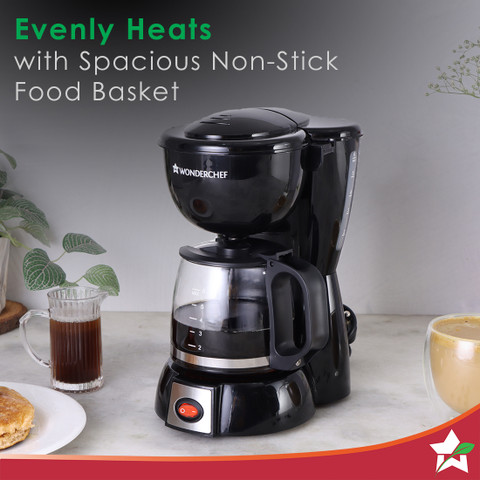 WONDERCHEF Onyx Brew Coffee Machine Cups Coffee Maker Price in