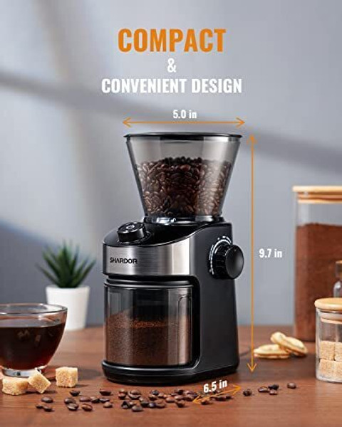 Secura Electric Burr Coffee Grinder Mill, Adjustable Cup Size, 17 Fine to Coarse Grind Size Settings for Drip, Percolator, French Press and Turkish Co Put to the test! Trying 3 out of 35 different grind settings - Secura  conical burr coffee grinder