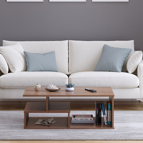 FURNEASER Witely Centre Table, Tea Table, Sofa Set Table, Teapoy