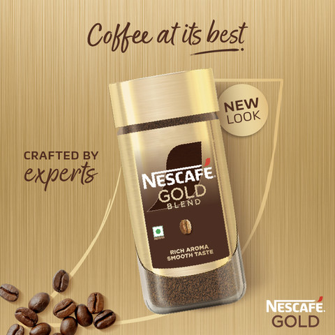 Nescafe Gold Rich and Smooth Coffee Powder Glass Jar Instant