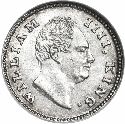イギリス1835-DATED ウィリアム4世 アルミ貨 スリーグレイセス 114 1835-william-british-east-