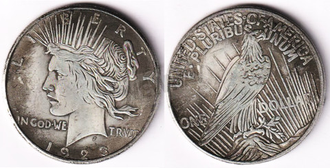 newway 1 Dollar 1923 Liberty U.S.A Collectible Rare Fancy Medieval