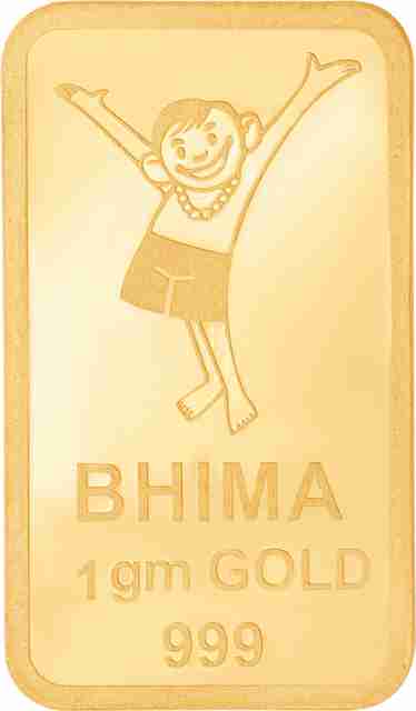 Buy BHIMA Jewellery 24 (999) K g Gold Bar Online at Best Prices