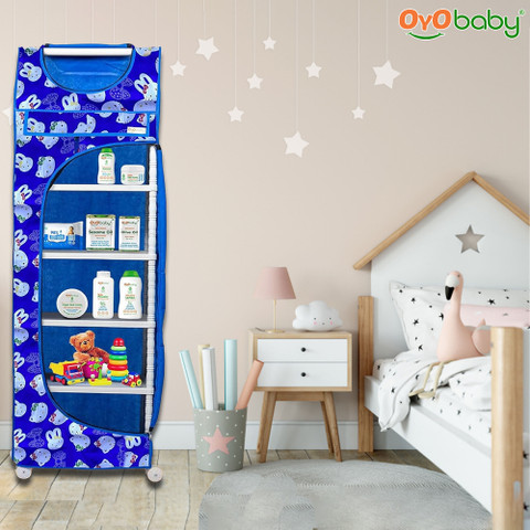 Oyo Baby Multipurpose Plastic Baby Almirah/Kids Wardrobe/Folding