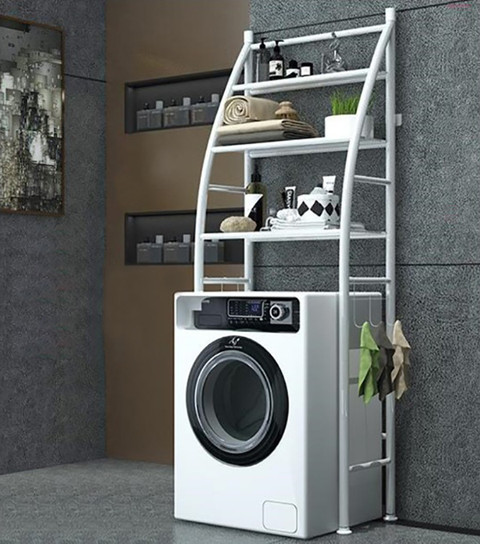 Sasimo Washing Machine Stand Multipurpose Bathroom Storage
