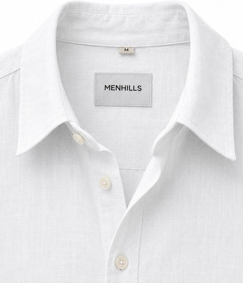 MENHILLS Men Boxy Fit Solid Spread Collar Casual Shirt - Image 6