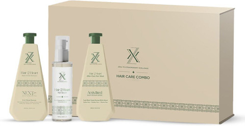 ZXX Hair2Heart Shampoo 300ML, Hair Mask 300ML & Serum 120ML Combo
