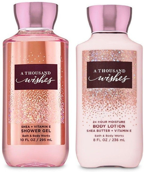 BATH & BODY WORKS A Thousand Wishes Body Lotion & Shower gel