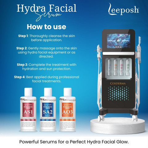 Leeposh Hydrafacial Solution Hydrafacial serum AS1 SA2 AO3 Price