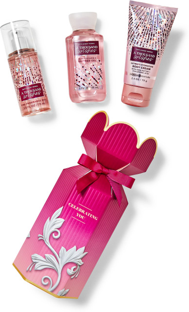 【A Thousand Wishes】Bath&bodyworks 3本セット BATH & BODY WORKS A Thousand Wishes Gift Set Price in India
