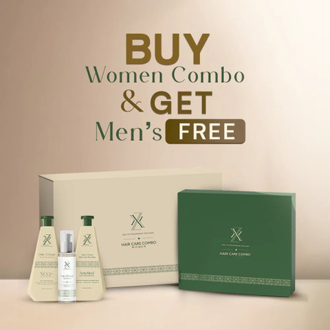 ZXX Hair2Heart Shampoo 300ML, Hair Mask 300ML & Serum 120ML Combo