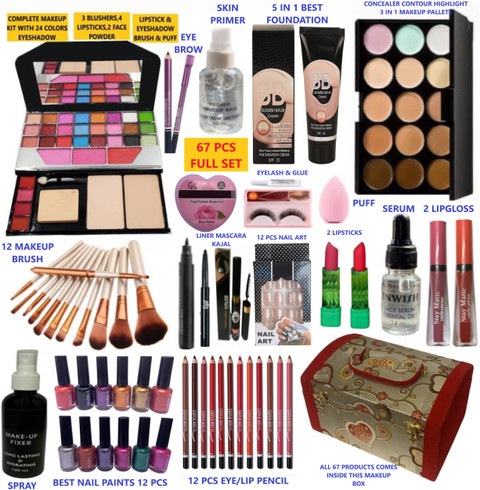 INWISH 100 original makeup products 67 pcs complete