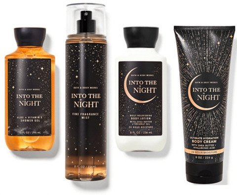 BATH & BODY WORKS INTO THE NIGHT BODY WASH BODY MIST BODY