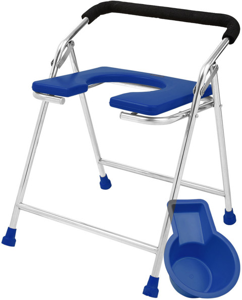 NEOSAFE Stainless Steel Commode Chair Mini ss Commode Chair Price