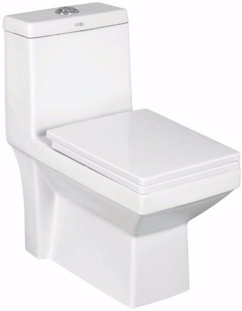 Ceramic One Piece Western Toilet/Commode/Water Closet Siphone Flushing ...