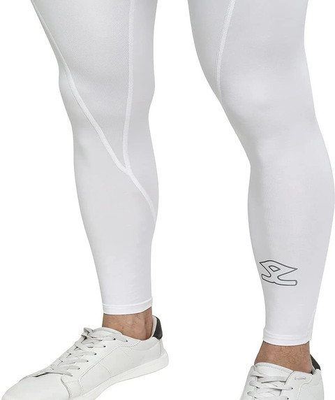 Shrey INTENSE COMPRESSION LONG TIGHTS WHITE Men Compression