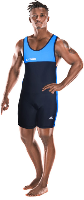 KOBO Wrestling Singlets for Men Women Nylon Elastane Flat Lock