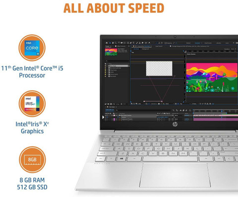 HP Pavilion Intel Core i5 11th Gen 1155G7 (16 GB/512 GB SSD