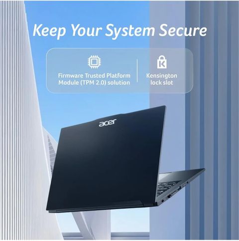 Acer 3 Years Warranty TravelLite (2026) AMD Ryzen 5 Hexa Core 7430U - (8 GB/512 GB SSD/Windows 11 Home) TL04-41M Thin and Light Laptop (14 inch, Black, 1.4 kg, With MS Office) - Image 6
