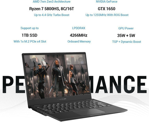 ASUS ROG Flow X13 Ryzen Octa Core 5800HS (16 GB/1 TB SSD