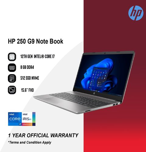 HP G9 250 Intel Core i7 12th Gen 1255U - (8 GB/512 GB SSD/Windows
