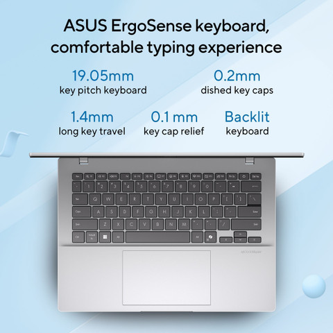 ASUS Vivobook 14 (2025) with Office 2024 + M365 Basic*, Backlit