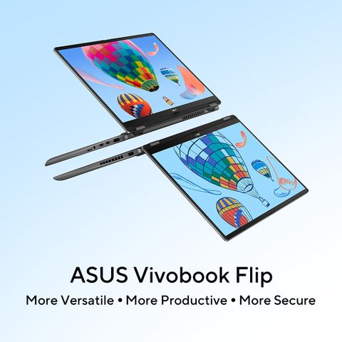 ASUS Vivobook 14 Flip OLED (2026) with Touch Screen, Metallic