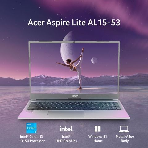 Acer Aspire Intel Core i3 13th Gen 1315U - (8 GB/256 GB SSD/Windows 11 Home) AL15-53 Notebook (15.6 inch, Steel Gray, 1.59 kg, With MS Office) - Image 5