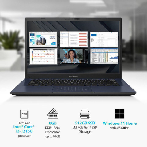 ASUS ExpertBook B14 Intel Core i3 12th Gen 1215U - (8 GB/512 GB