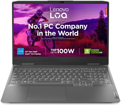 Lenovo LOQ Intel Core i5 12th Gen 12450H (16 GB/512 GB SSD/Windows 11  Home/6 GB Graphics/NVIDIA GeForce RTX 3050) 15IRH8 Gaming Laptop