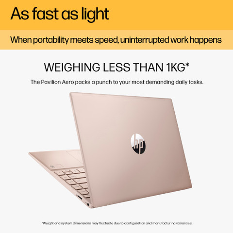 HP Pavilion Aero AMD Ryzen 7 Octa Core 7735U - (16 GB/1 TB SSD