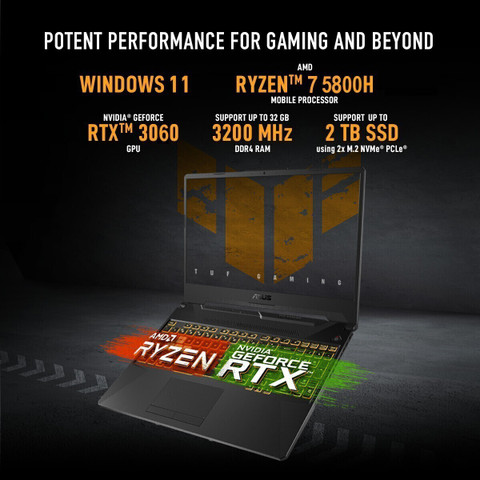 ASUS TUF Gaming A15 AMD Ryzen Hexa Core AMD R5-4600H (8 GB/1