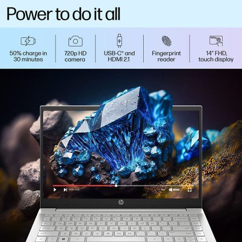 HP Pavilion 14 Touchscreen Intel Core i5 12th Gen 1235U - (16 GB