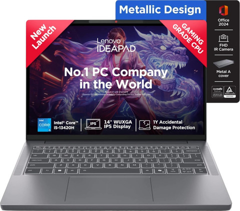 Lenovo IdeaPad Slim 3 Backlit Keyboard with MSO'2024 Intel Core i5