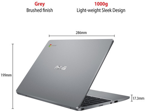 ASUS Chromebook Intel Celeron Dual Core N3350 - (4 GB/32 GB EMMC