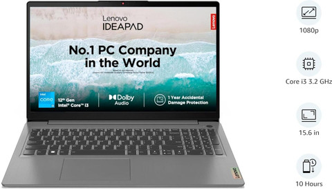 Lenovo Intel Core i3 12th Gen - (8 GB/512 GB SSD/Windows 11 Home