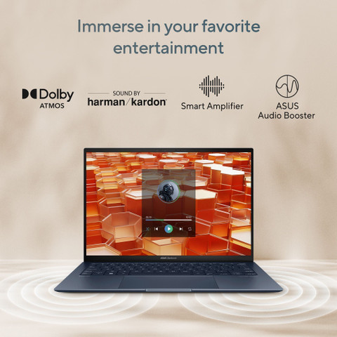 ASUS Zenbook S 13 OLED 1 cm Thin & 1 kg Light, Intel EVO Intel