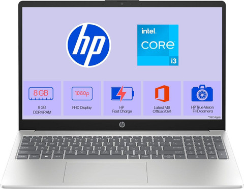 HP 15 Intel Core i3 13th Gen 1315U - (8 GB/512 GB SSD/Windows 11