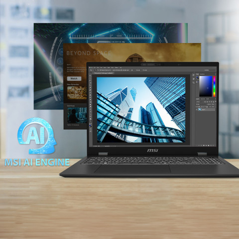 MSI Prestige 16 Studio AI PC Intel Core Ultra 7 155H - (32 GB/1 TB