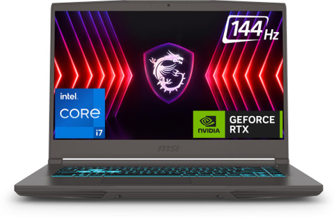 MSI Thin 15 Intel Core i7 12th Gen 12650H (16 GB/1 TB SSD/Windows 11  Home/4 GB Graphics/NVIDIA GeForce RTX 3050/144 Hz) Thin 15 B12UC-1690IN  Gaming