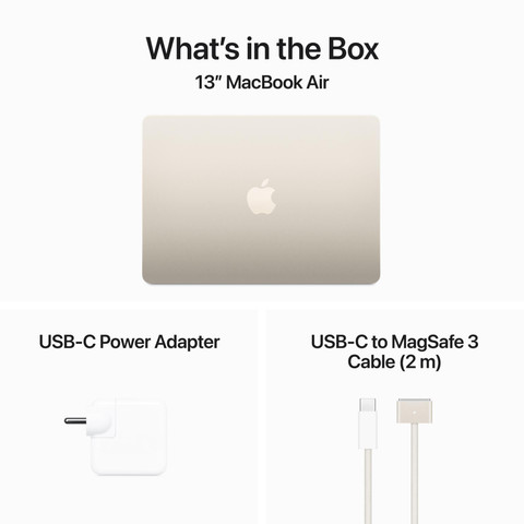 Apple MacBook Air M2 16GB 256GB充電器付き Apple MacBook AIR M2 - (16 GB/256 GB SSD/macOS Sequoia) MC7W4HN/A