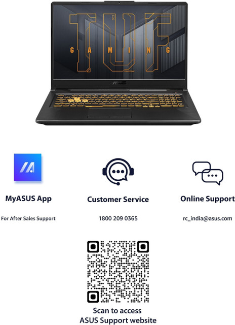 ASUS TUF Gaming A17 AMD Ryzen Octa Core AMD R7-4800H (16 GB