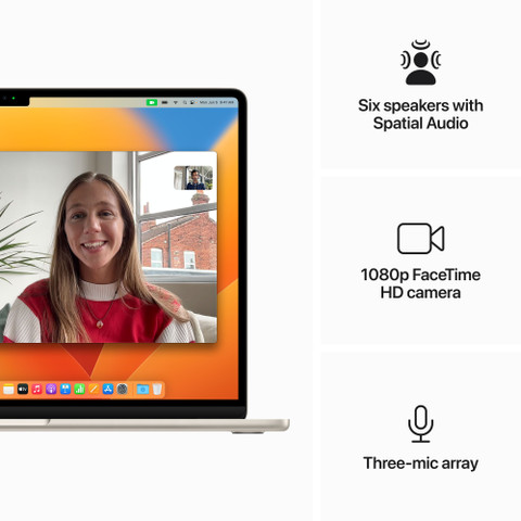 Apple Macbook Air M2 - (8 GB/512 GB SSD/macOS Ventura) MQKV3HN/A