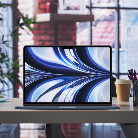 Apple MacBook AIR M2 - (16 GB/256 GB SSD/macOS Sequoia) MC7X4HN/A