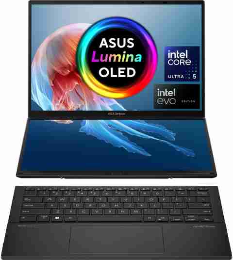 ASUS Zenbook Duo OLED AI PC, with Touch Screen, Full Metal Body