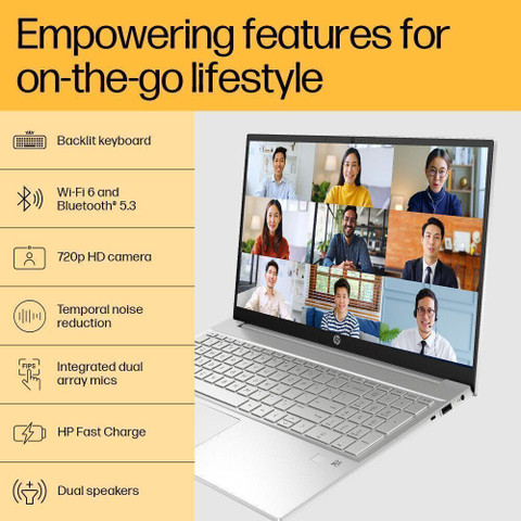 HP Pavilion 15 AMD Ryzen 7 Octa Core 7730U - (16 GB/512 GB SSD