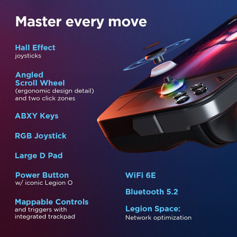 Lenovo Legion Go AMD Ryzen Z1 Extreme - (16 GB/512 GB SSD/Windows