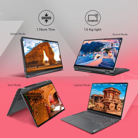 Lenovo IdeaPad Flex 5 AMD Ryzen 5 Hexa Core 8th Gen - (16 GB/512