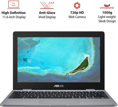 ASUS Chromebook Intel Celeron Dual Core N3350 - (4 GB/32 GB EMMC