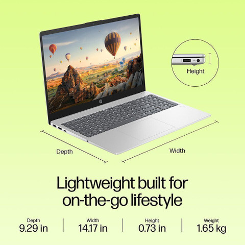 HP Intel Core 7 150U - (16 GB/512 GB SSD/Windows 11 Home) 15